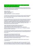 SKI PATROL UPDATED EXAM FINAL PAPER QUESTIONS AND SOLUTIONS GUARANTEE