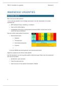 TAB 4&period;2&period; inwendige urgenties samenvatting 