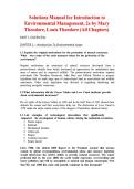 Solutions Manual for Introduction to Environmental Management &lpar;2nd Edition&rpar; by Theodore & Theodore