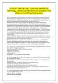 DES-3611&colon; Dell EMC Data Protection Specialist for Technology Architect Certification Exam Questions with all Correct & 100&percnt; Verified Answers