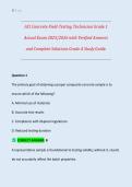 ACI Concrete Field-Testing Technician Grade 1 Actual Exam 2025&sol;2026 with Verified Answers and Complete Solutions &vert; Grade A Study Guide
