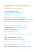 Florida Pump Ops Test Version 1 Newest Actual Exam With Complete Questions And Correct Detailed Answers &lpar;Verified Answers&rpar; &vert;Already Graded A&plus;
