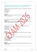 Sage Intacct Implementation &ndash; All Questions and 100&percnt; Correct Answers&comma; 2026-2027 &ndash; Complete Graded Material BUNDLE