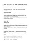 OPMA 3306 EXAM 2 UTA 2026 GUARANTEED PASS