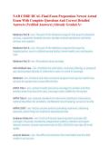 NAB CORE RCAL Final Exam Preparation Newest Actual Exam With Complete Questions And Correct Detailed Answers &lpar;Verified Answers&rpar; &vert;Already Graded A&plus;