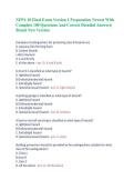 NFPA 10 Final Exam Version 1 Preparation Newest With Complete 100 Questions And Correct Detailed Answers&vert; Brand New Version