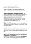 TBSI Advanced Study Guide 2026&sol;2027