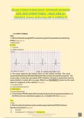 Relias Dysrhythmia Basic A & B &ndash; Complete 2025&sol;2026 Test Bank with Answers &vert; ECG Interpretation&comma; Cardiac Rhythm Analysis&comma; PEA&comma; V-Tach&comma; A-Fib&comma; Heart Blocks &vert; NCLEX & Nursing Exam Prep &lpar;NURS 332&comma; NUR 211&rpar;