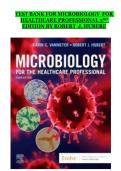 Microbiology for Healthcare Professionals &lpar;3rd Edition&rpar; by Robert J&period; Hubere &ndash; Test Bank