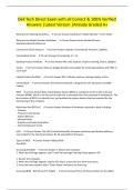 Dell Tech Direct Exam with all Correct & 100&percnt; Verified Answers &vert;Latest Version &vert;Already Graded A&plus;