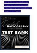 Test Bank For Dental Radiography Principles And Techniques 6th Edition By Joen Iannucci