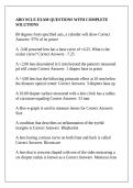 ABO NCLE EXAM QUESTIONS WITH COMPLETE SOLUTIONS