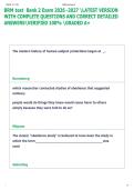 BRM test  Bank 2 Exam 2026 -2027 LATEST VERSION  WITH COMPLETE QUESTIONS AND CORRECT DETAILED  ANSWERSVERIFIED 100&percnt; GRADED A&plus; 