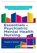 Test Bank Varcarolis Essentials of Psychiatric Mental Health Nursing 3rd Edition All 1-28 Chapters Covered With Questions And Verified Solutions With Detailed Rationales And Case Study&period;
