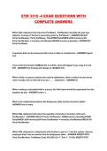 ETM 3310 -4 EXAM QUESTIONS WITH COMPLETE ANSWERS 