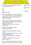 Dell EMC VxRail Appliance Deployment and Implementation &lpar;E22-285&rpar; Certification with all Correct & 100&percnt; Verified Answers &vert;Already Graded A&plus;