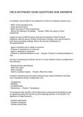 DECA ENTRANCE EXAM QUESTIONS AND ANSWERS