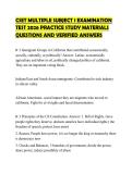 CSET MULTIPLE SUBJECT 1 EXAMINATION TEST 2026 PRACTICE STUDY MATERIALS QUESTIONS AND VERIFIED ANSWERS