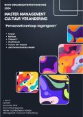 NCOI Master Management Cultuur Verandering Organisatiepsychologie&comma; Mastenbroek&comma; Arnold&comma; Kayzel en Swieringa&comma; 2024 &lpar;geslaagd 8&period;5 met feedback&excl;&rpar;