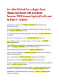 Pass the Florida CCE Exam 2026 &vert; Complete Study Guide with Practice Test Questions & A&plus; Solutions