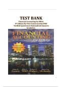 Financial Accounting for MBAs 8th Edition Test Bank &vert; Verified Questions & Rationale