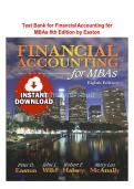 Test Bank for Financial Accounting for MBAs 8th Edition by Easton