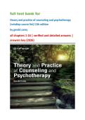 full test bank for theory and practice of counseling and psychotherapy &lpar;mindtap course list&rpar; 11th edition by gerald corey  all chapters 1-16 &vert; verified and detailed answers &vert; answers key &lpar;2026&rpar;