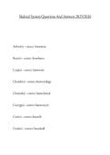 Skeletal System Questions And Answers 2025&sol;2026