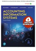 Test Bank for Accounting Information Systems&comma; 16th Edition by Marshall B Romney all chapters covered