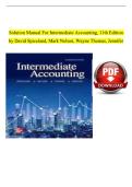 Solution Manual for Intermediate Accounting 11th Edition by David Spiceland&comma; Mark Nelson&comma; Wayne Thomas & Jennifer Winchel ISBN 9781264134526