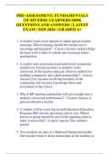 PRE-ASSESSMENT&colon; FUNDAMENTALS  OF DIVERSE LEARNERS-D096  QUESTIONS AND ANSWERS &vert; LATEST  EXAM &vert; 2025-2026 &vert; GRADED A&plus;