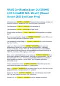 Pass the NAMS Exam&colon; 100 Solved Practice Questions & Answers &lpar;2025 Update&rpar;