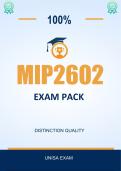 MIP2602  Exam Pack 2026 - Distinction  Guaranteed 