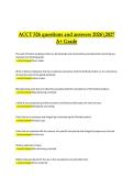 Title&colon; ACCT 526 &vert; Verified Questions and Correct Answers &vert; 2026&sol;2027 A&plus; Grade Edition