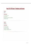 Nurs 5315 UTA Exam 1 Questions and Answers