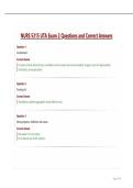 NURS 5315 UTA Exam 2 Questions and Correct Answers&period;