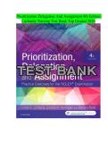 Prioritization Delegation And Assignment 4th Edition Lacharity Nursing Test Bank Top Graded 2026 