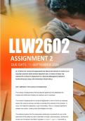 LLW2602 Assignment 2 Semester 2 2026 - Due 11 September 2026