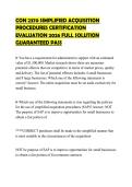 CON 2370 SIMPLIFIED ACQUISITION PROCEDURES CERTIFICATION EVALUATION 2026 FULL SOLUTION GUARANTEED PASS