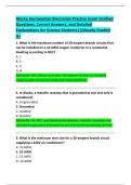 Alaska Journeyman Electrician Practice Exam Verified  Questions&comma; Correct Answers&comma; and Detailed  Explanations for Science Students&vert;&vert;Already Graded  A&plus; 
