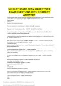 NC BLET STATE EXAM OBJECTIVES EXAM QUESTIONS WITH CORRECT ANSWERS&period;pdf