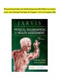 Physical Examination and Health Assessment 9th Edition by Carolyn