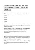 COUN 506 EXAM 1 PRACTICE TEST 2026 QUESTIONS WITH CORRECT SOLUTIONS GRADED A&plus;