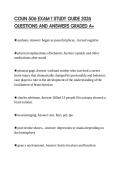 COUN 506 EXAM 1 STUDY GUIDE 2026 QUESTIONS AND ANSWERS GRADED A&plus;