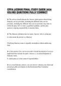 CPFA LICENSE FINAL STUDY GUIDE 2026 SOLVED QUESTIONS FULLY CORRECT