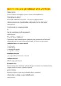 BIO 172 EXAM 1 QUESTIONS AND ANSWERS