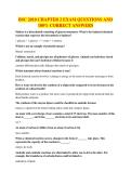 BSC 2010 CHAPTER 2 EXAM QUESTIONS AND 100&percnt; CORRECT ANSWERS