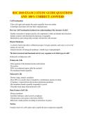 BSC 2010 EXAM 2 STUDY GUIDE QUESTIONS AND 100&percnt; CORRECT ANSWERS