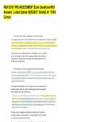 WGU D101 PRE-ASSESSMENT Exam Questions With Answers &vert; Latest Update 2026&sol;2027 &vert; Graded A&plus; &vert; 100&percnt; Correct