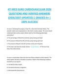 ATI MED SURG CARDIOVASCULAR 2026  QUESTIONS AND VERIFIED ANSWERS  &lpar;2026&sol;2027 UPDATED&rpar; &vert; GRADED A&plus; &vert;  100&percnt; SUCCESS 